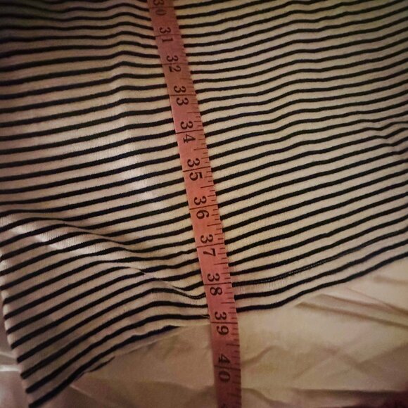 Blue Canoe Striped Tunic Dress -Black and White- Medium - Picture 7 of 8